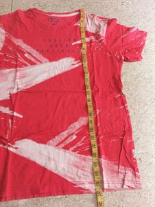 Bold Red Graphic Tee