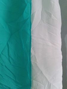 Chic Turquoise &amp; White Layered Tunic