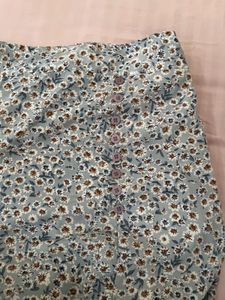 Boho Floral Print Maxi Skirt