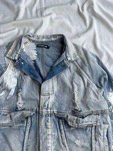 Unique Graphic Denim Jacket