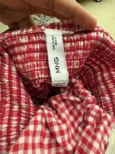 Chic Red Gingham Maxi Dress