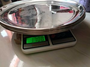 stainless steel dish(thali) 6 piece