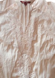 Some Body V-neck with embroidered Stylish Dress