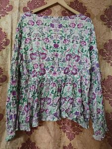 Oversized Peplum Top