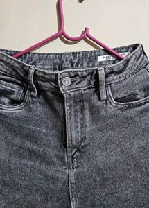 Grey Wash Denim Jeans