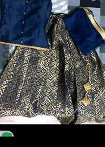 Navy Blue Lehenga Choli