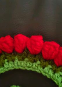 Handmade Crochet Red gajra