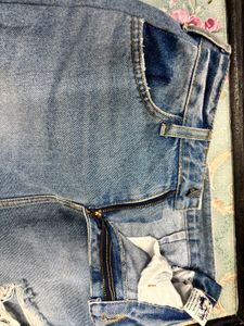 Denim shorts
