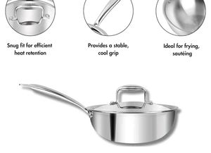 Vinod Stainless Steel Frypan 22cm