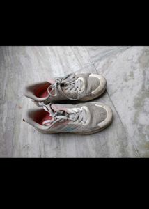 Gray &amp; Pink Athletic Sneakers sport shoes