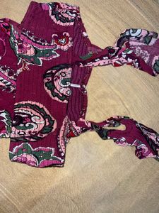 Boho Paisley Print Smocked Dress