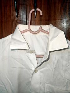 Classic White Men's Formal Shirt