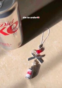 Diet Coke Can Charm Keychain/Bag Char