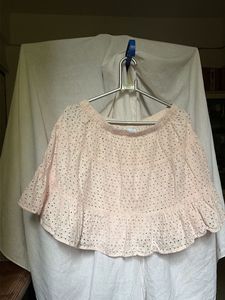 Pretty Pink Crop Top and Skirt Set