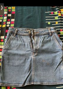 Lee Denim Mini Skirt