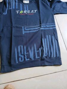 Men's Navy Blue Graphic Print T-Shirt