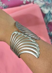 Silver-Tone Cuff Bracelet 🩶