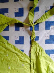Lime Green Ethnic Blouse