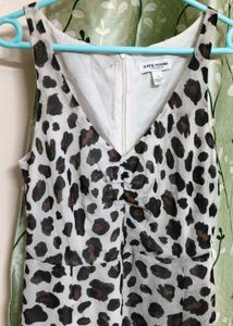 Leopard Print Sleeveless Dress