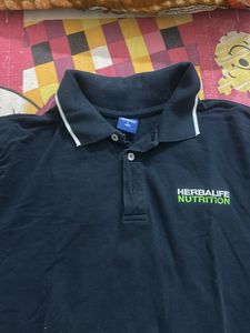 BLUE POLO T-SHIRT