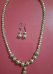 neck piece with earing