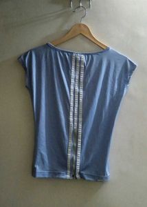 Adidas Blue striped T-Shirt