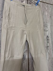Women's Casual Beige Trousers
