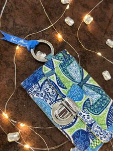 Vera Bradley Pouch with Keychain