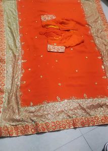 saree with blouse