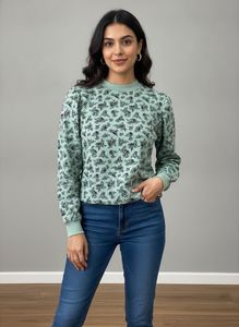Floral Print Long Sleeve Top