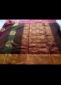Banarasi Maroon Sari Fancy Saree
