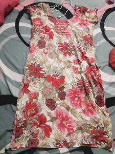 Floral Print Kurta Set