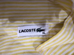 Lacoste Striped Button-Down Shirt