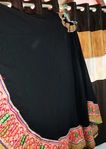 Stunning Black Traditional Chaniya Choli Set (Like