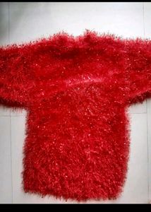 Trendy Red Rucha Dress