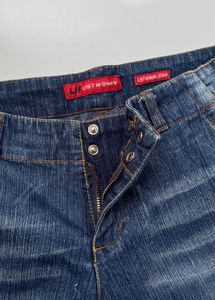 Y2K low rise wide leg jeans
