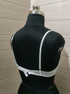 White Lace Padded Bra