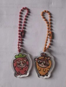 BTS inspired Chibi Carrot Jk and Strawberry Tae ke