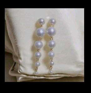 Elegant Pearl Drop Earrings