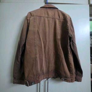 The Roadster Men Brown Denim Jacket