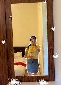 Cute Yellow Graphic T-Shirt