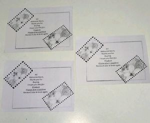 15 Labels great rating with flower design
