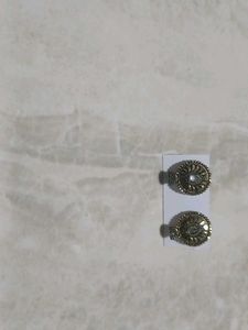 Ethnic Oxidized Jhumka Earrings