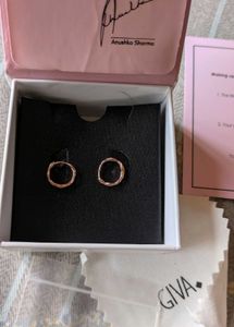 Rose Gold Infinity Knot Hoop Earrings🌟🌟🌟🌟🌟
