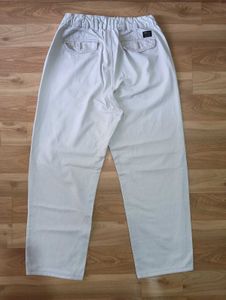 White Denim Cargo Pants