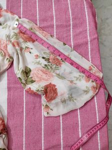 Floral Print Tiered Midi Dress
