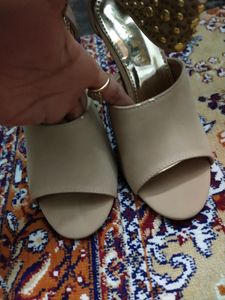 Heels With Gold Dots