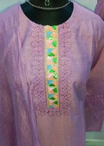 Brand New With Tag Elegant Lavender Suit Set