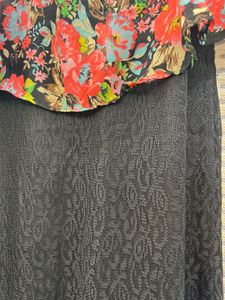 Vibrant Floral Print Dress Material