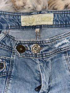 RARE Y2K low waist FREEMAN PORTER Light Wash Denim